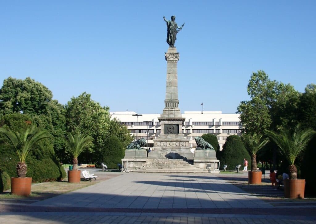 El centro de Ruse. Fuente: Wikipedia